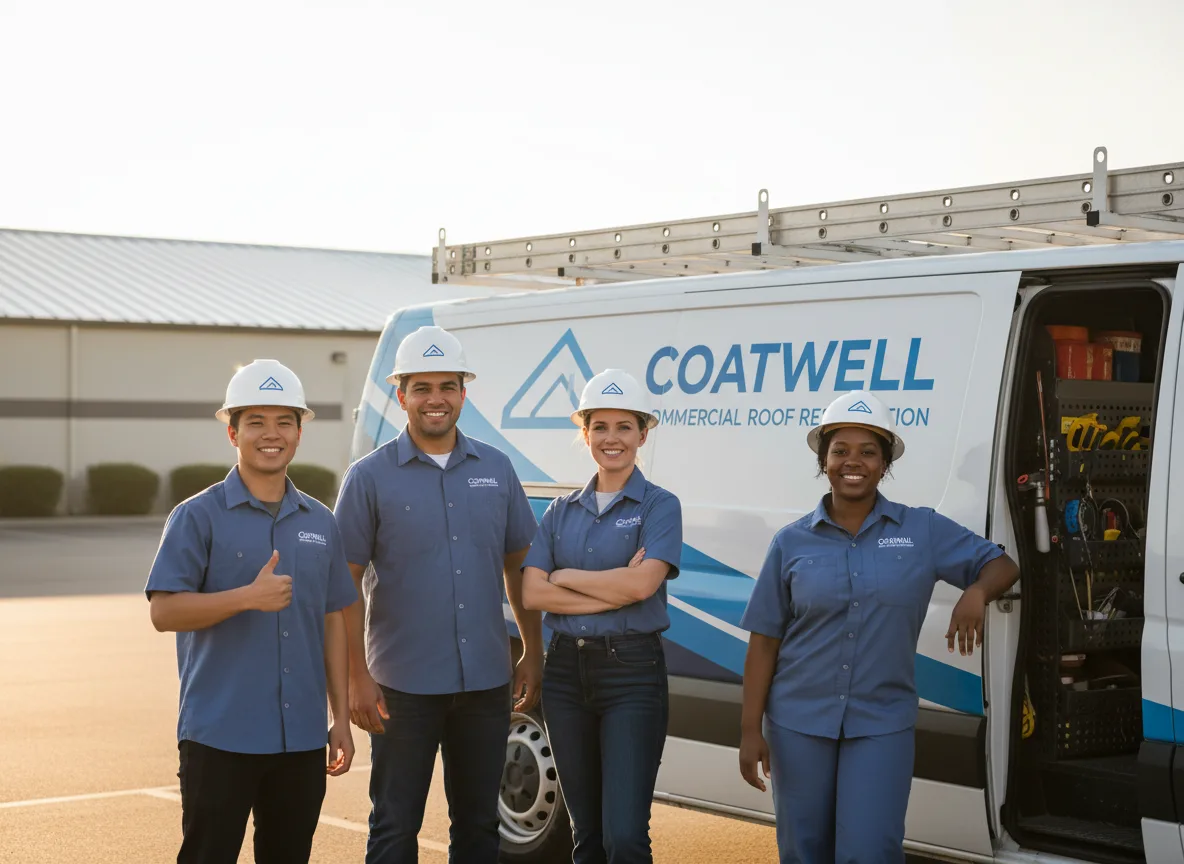 Commercial roof coating company in Stoddard, WI